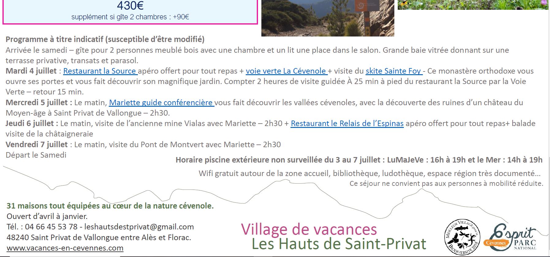 Découverte Cévennes