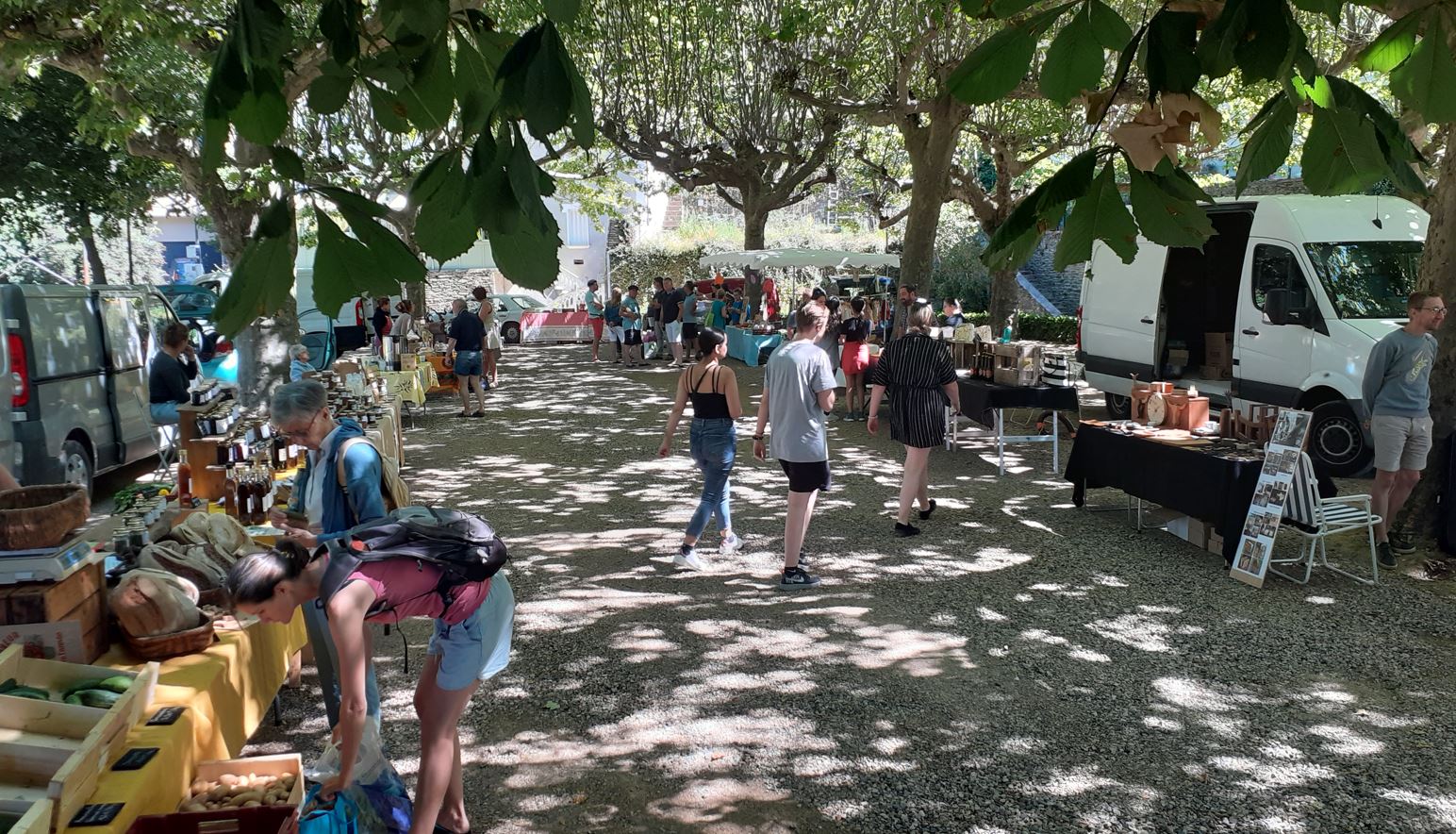 marché saint privat de vallongue